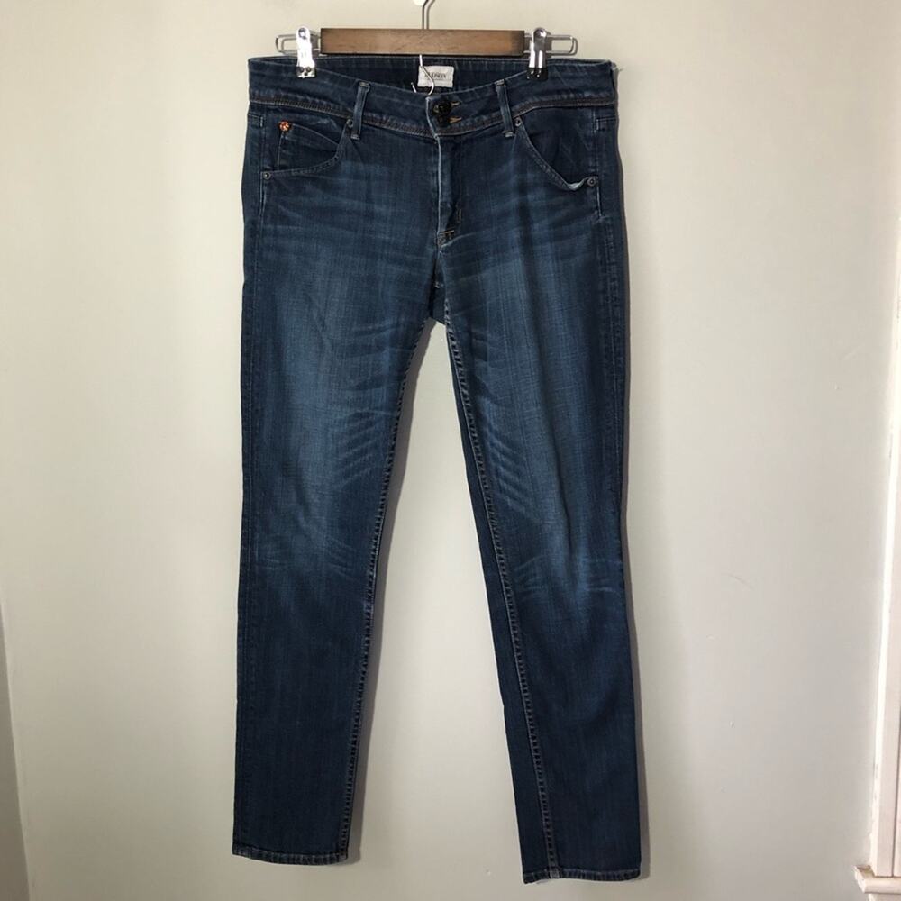 Hudson womens Collin flap pockets skinny sz 30 jeans USA w422dhk
